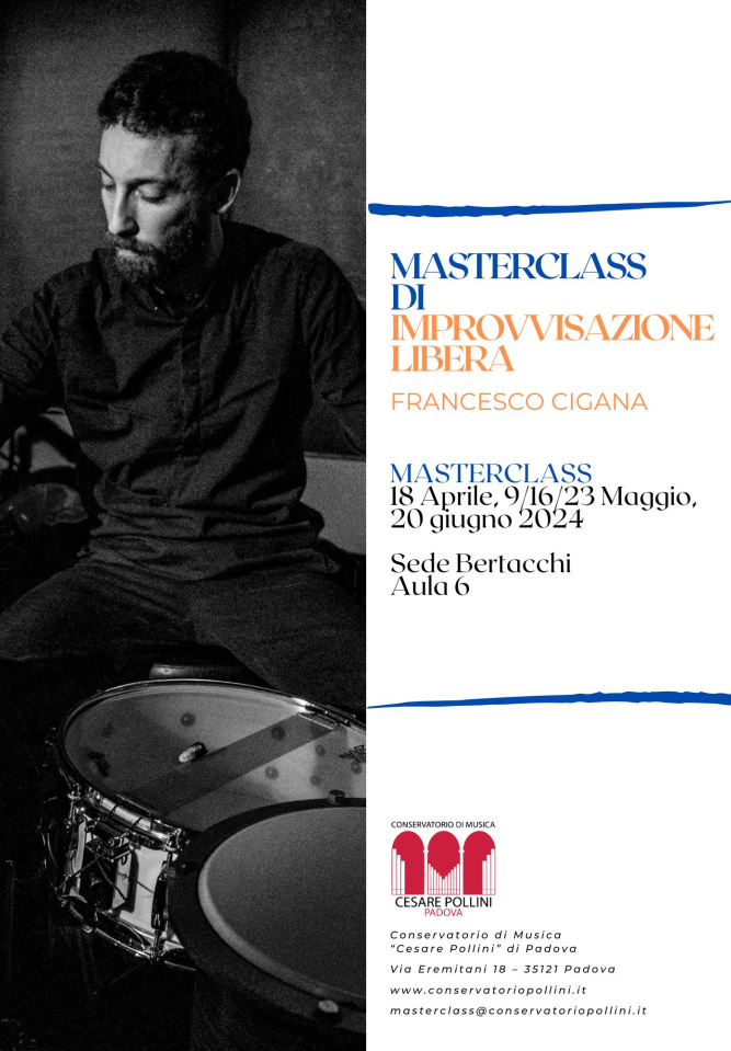 Masterclass di improvvisazione libera con Francesco Cigana