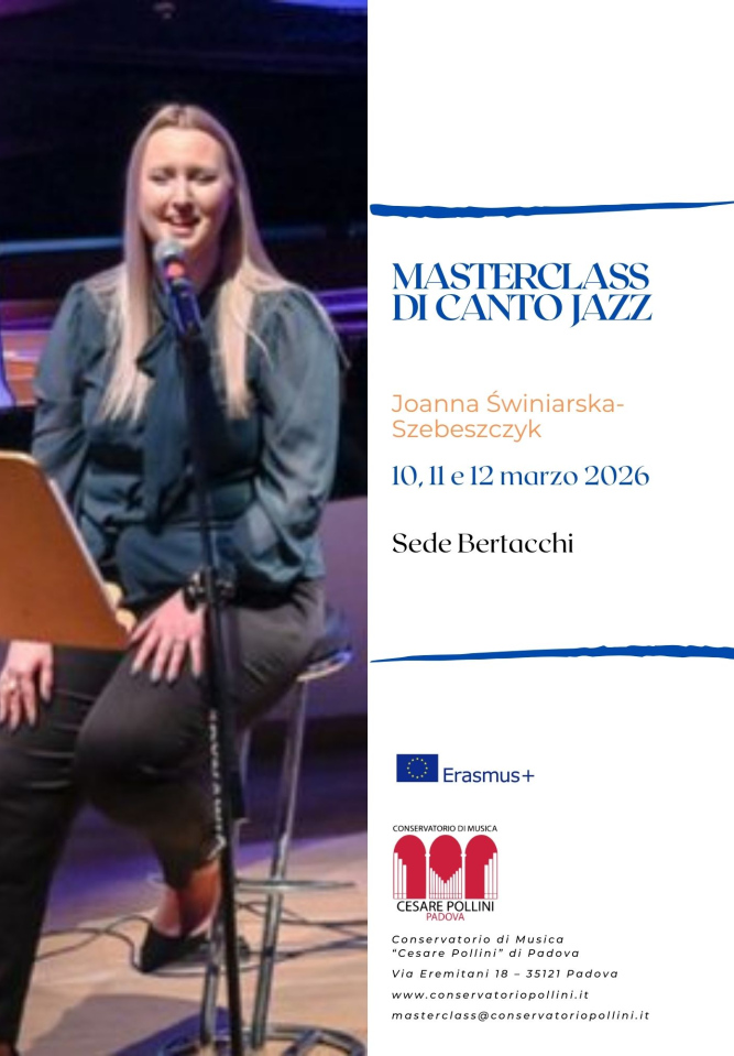 MASTERCLASS di Canto  jazz