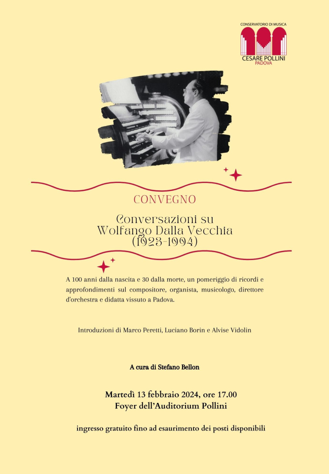 Convegno Conversazioni su Wolfango Dalla Vecchia (1923-1994)