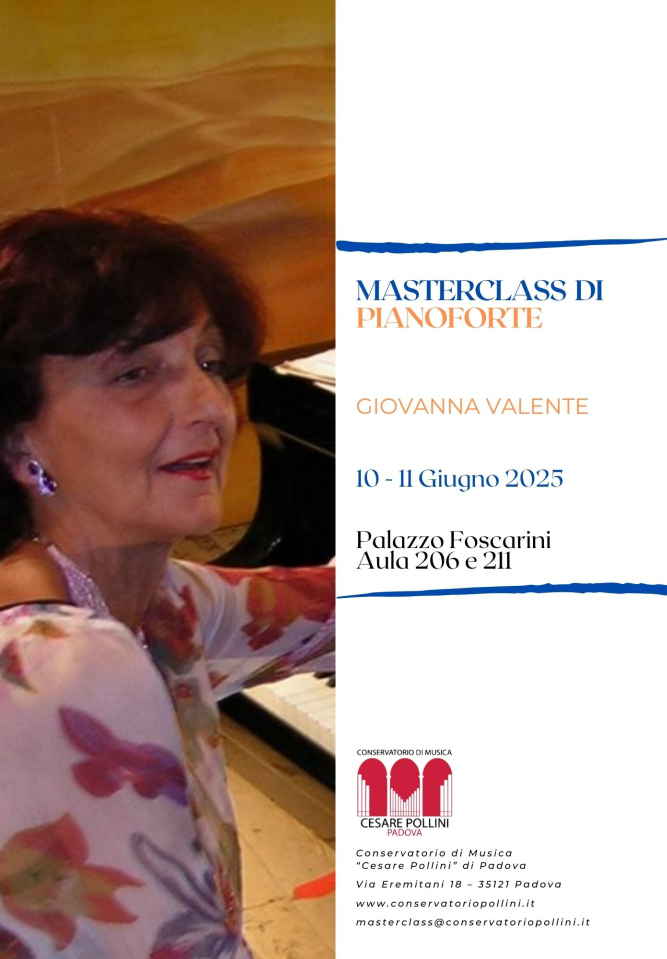 Masterclass di Pianoforte con Giovanna Valente