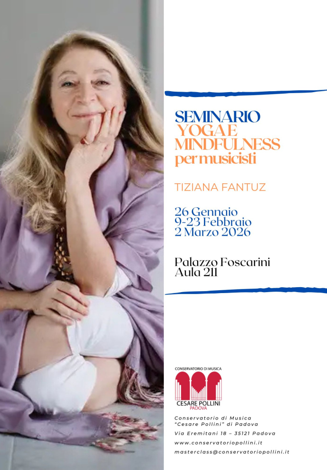Seminario YOGA E MINDFULNESS per musicisti con Tiziana Fantuz